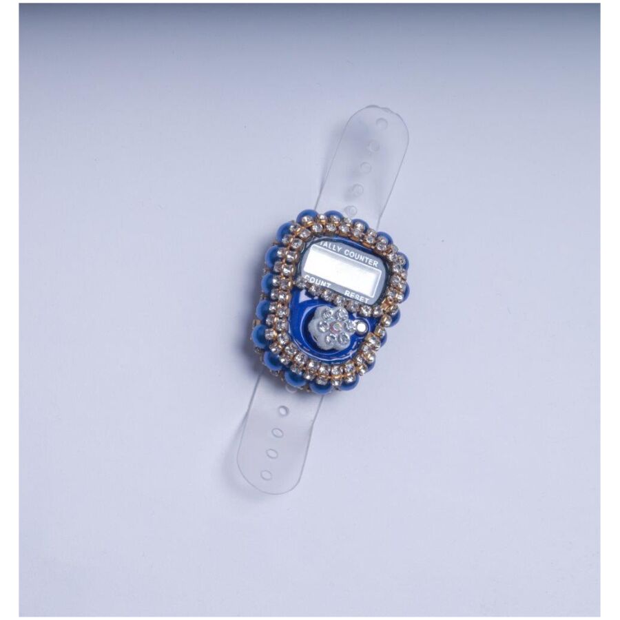 PREMIUM DIGITAL COUNTER TASBEEH WITH CRYSTAL & PEARLS - Image 12