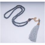 PREMIUM DIGITAL COUNTER TASBEEH WITH CRYSTAL & PEARLS - Image 3